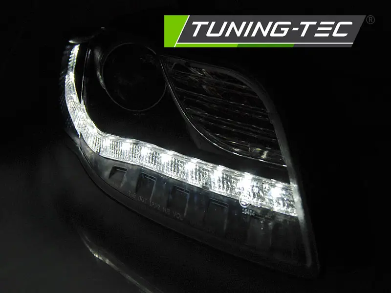Headlights Audi A4 B7 04-08 DE Black – náhľad 4