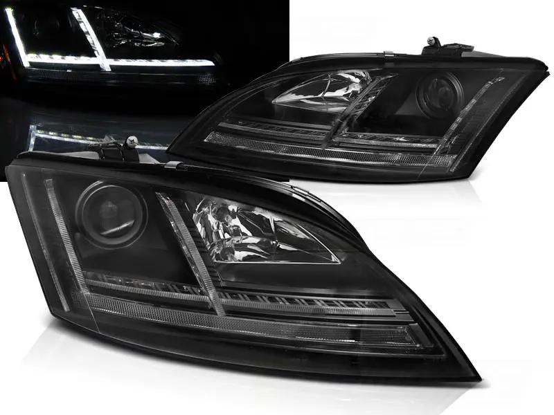 Headlights Audi TT 8J 06-10 Xenon AFS LED Dynamic Black