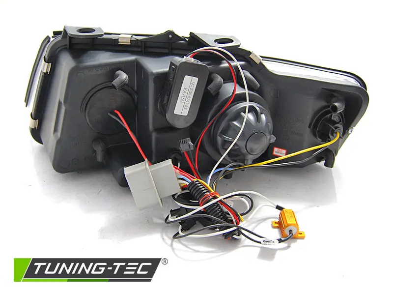 Headlights Audi A4 B6 Cabrio 02-06 Black – náhľad 2