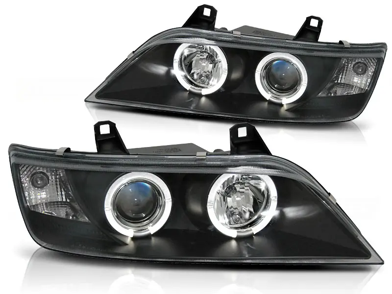 Headlights BMW Z3 96-02 Angel Eyes Black