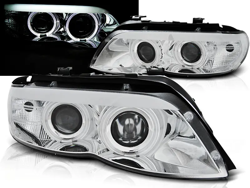 Headlights BMW X5 E53 03-06 Xenon Chrome