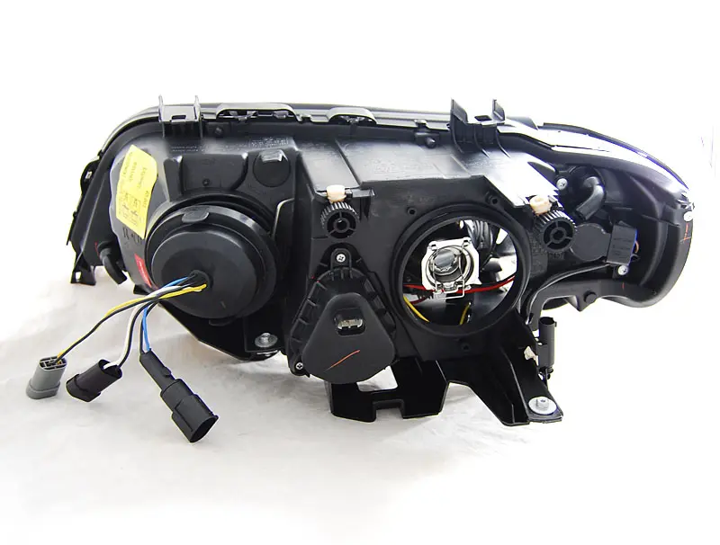 Headlights BMW E53 X5 99-03 Angel Eyes Black - D2 – náhľad 2