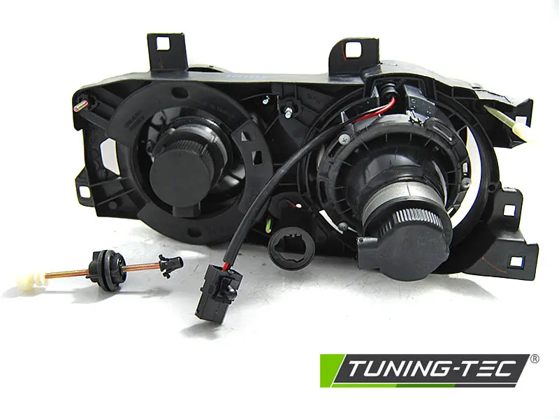 Headlights BMW E32 E34 Black – náhľad 2