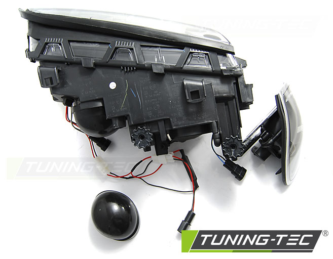 Headlights BMW E46 98-01 Angel Eyes Chrome – náhľad 4