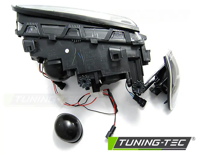 Headlights BMW E46 98-01 Angel Eyes Black – náhľad 4