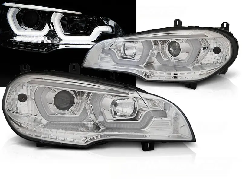 Headlights BMW X5 E70 07-13 Halogen Chrome