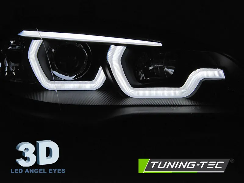 Headlights BMW X5 E70 07-13 Halogen Black – náhľad 2
