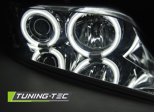 Headlights BMW Z3 96-02 CCFL Angel Eyes Chrome – náhľad 2