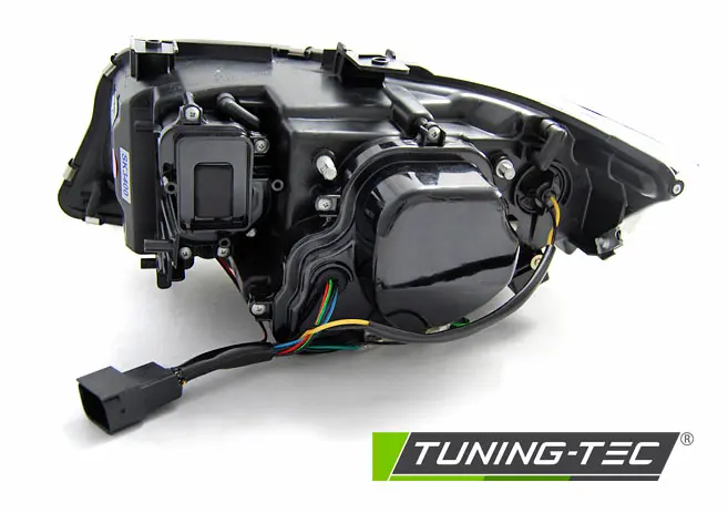 Headlights BMW E90 E91 05-08 U-Type 3D Black – náhľad 4