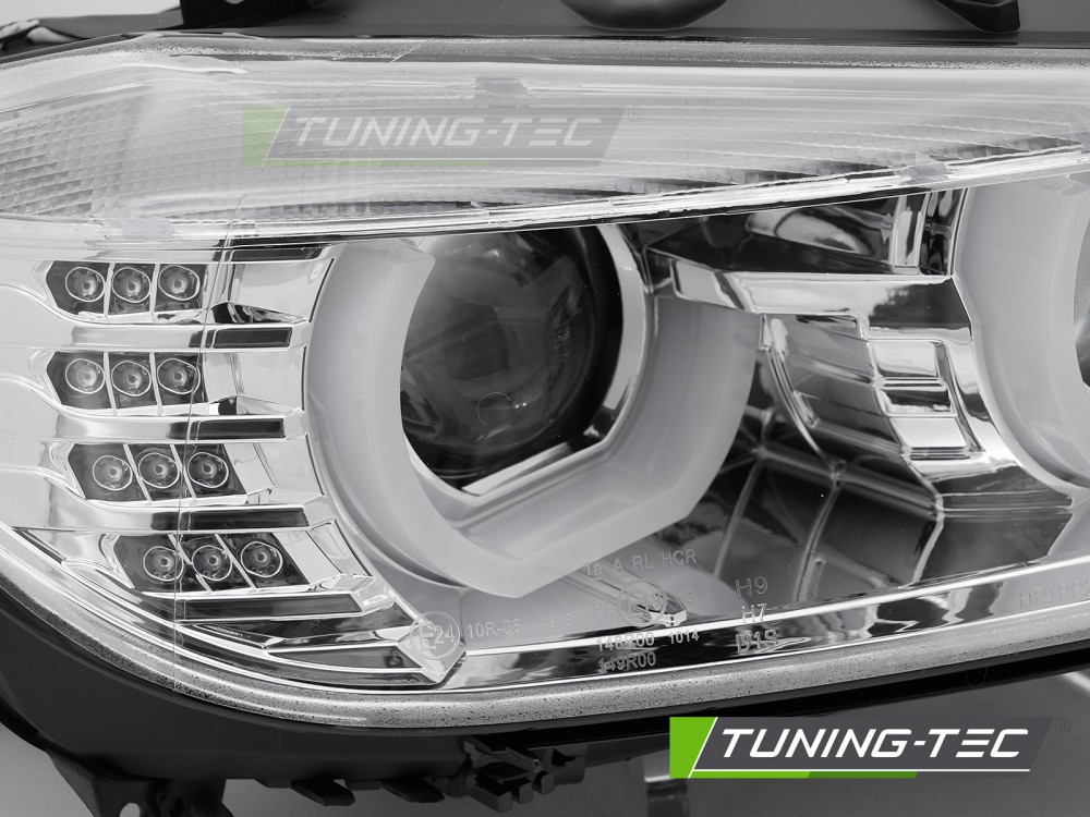 Headlights BMW F30 F31 11-15 U-Type Chrome – náhľad 2