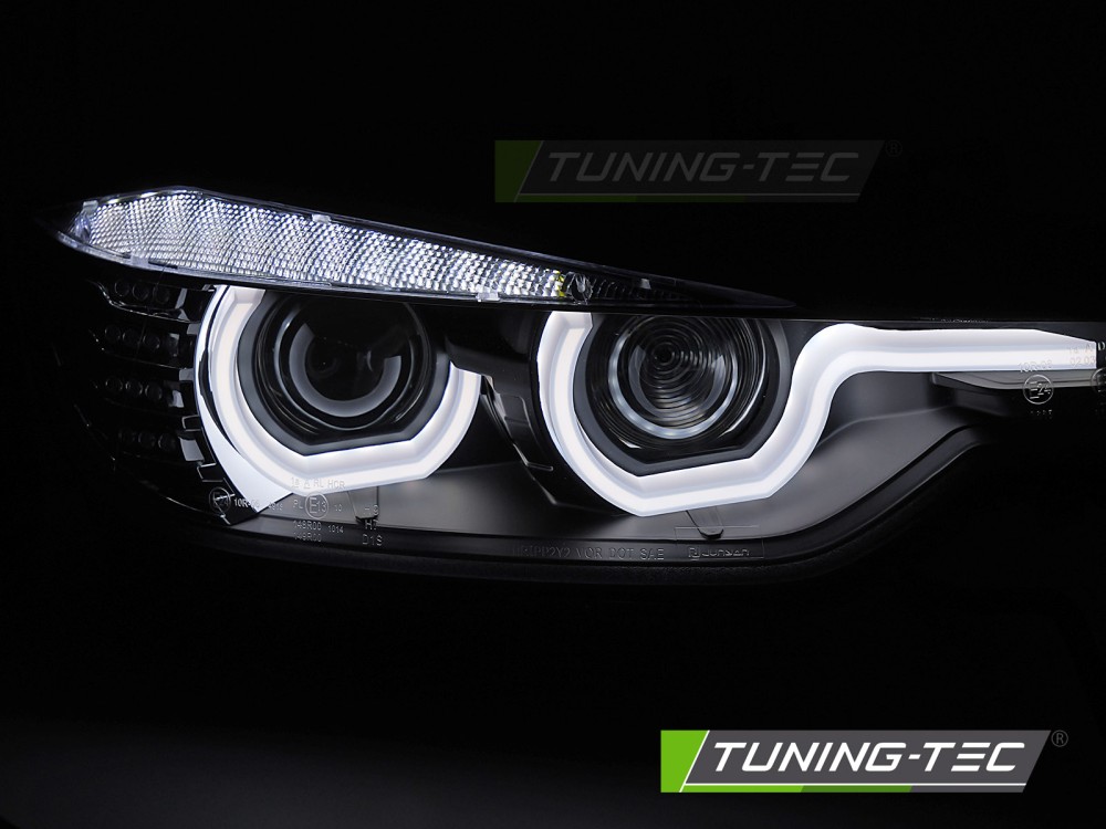 Headlights BMW F30 F31 11-15 U-Type Black – náhľad 3