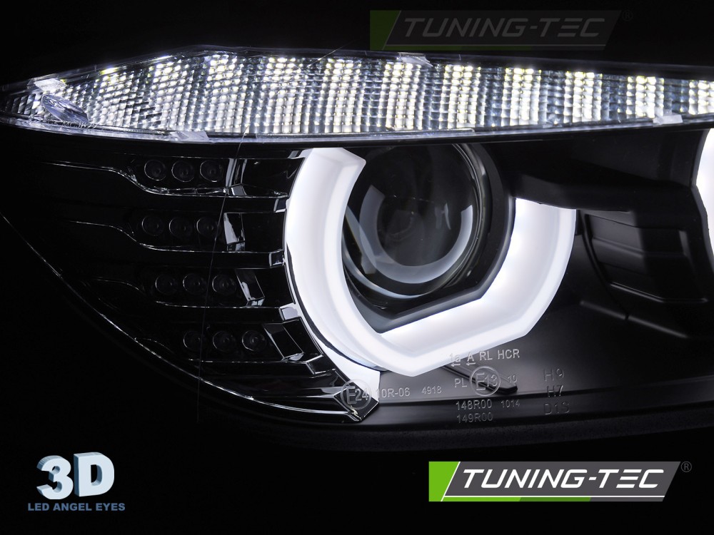 Headlights BMW F30 F31 11-15 U-Type Black – náhľad 4