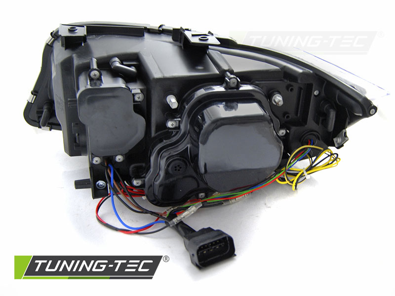 Headlights BMW E90 E91 LCI 09-11 3D Angel Eyes Chrome – náhľad 6