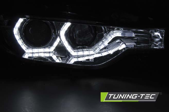 Headlights BMW F30/F31 11-15 Xenon AFS Chrome – náhľad 3