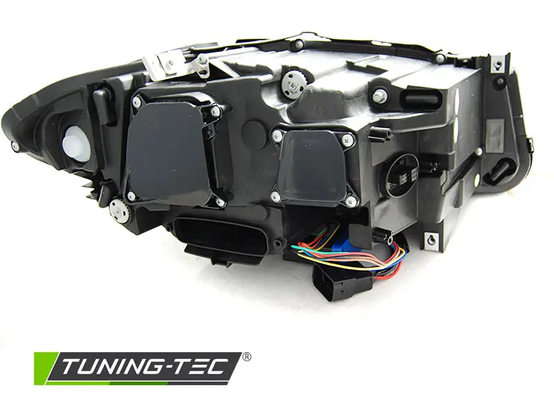 Headlights BMW F10/F11 10-13 Xenon AFS Angel Eyes Dynamic Black – náhľad 3
