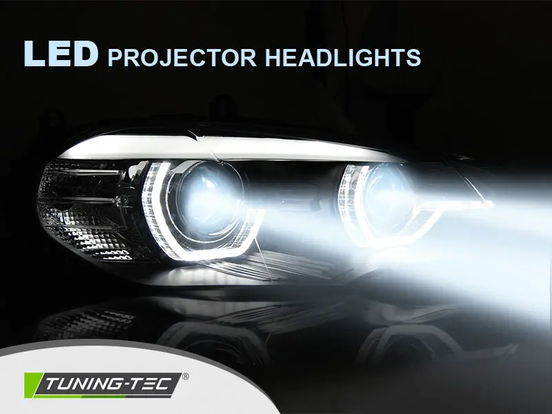Headlights BMW X5 E70 07-13 AFS Xenon OEM LED Black – náhľad 2