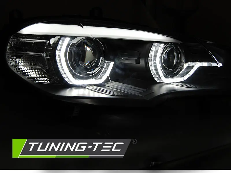 Headlights BMW X5 E70 07-13 AFS Xenon OEM LED Black – náhľad 4
