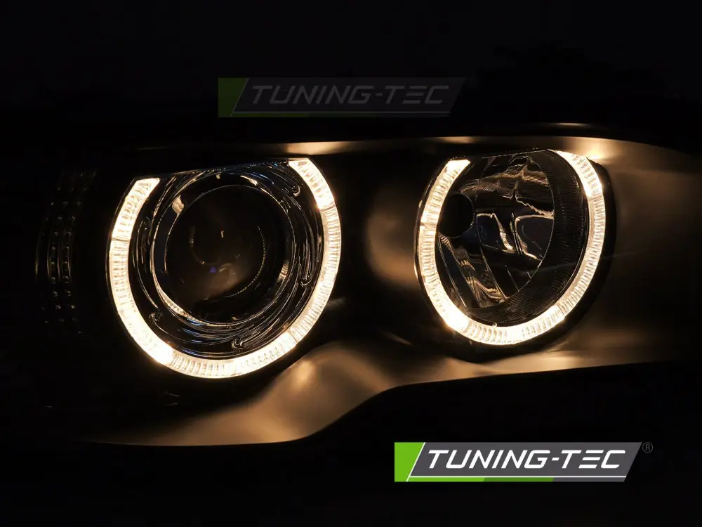 Headlights BMW E46 Coupe Cabrio 03-06 Xenon Black – náhľad 2