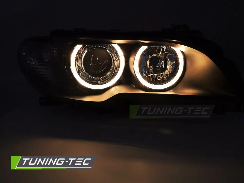 Headlights BMW E46 Coupe Cabrio 03-06 Xenon Black – náhľad 3