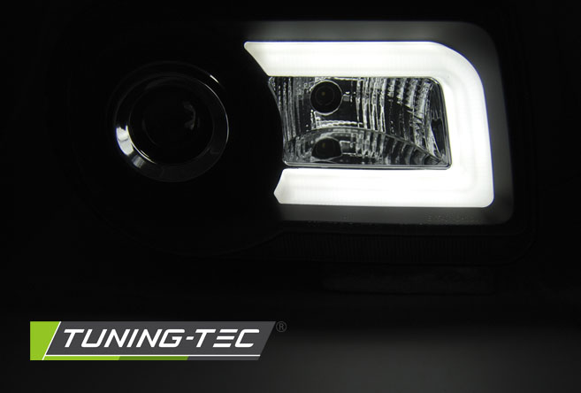Headlights Chrysler 300C 05-10 Tube Light Black – náhľad 2