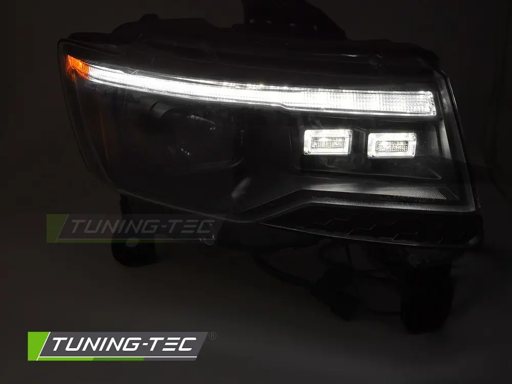 Headlights Jeep Grand Cherokee WK2 14-21 Xenon Tube Light Black – náhľad 2