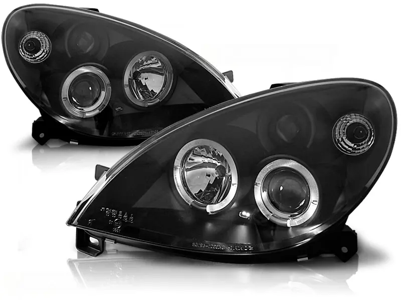Headlights Citroën Xsara 00-04 Angel Eyes Black