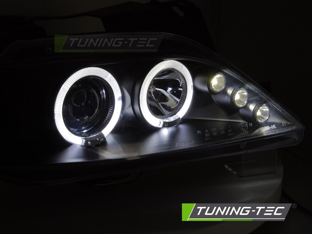 Headlights Citroën Xsara 97-00 Angel Eyes Black – náhľad 2