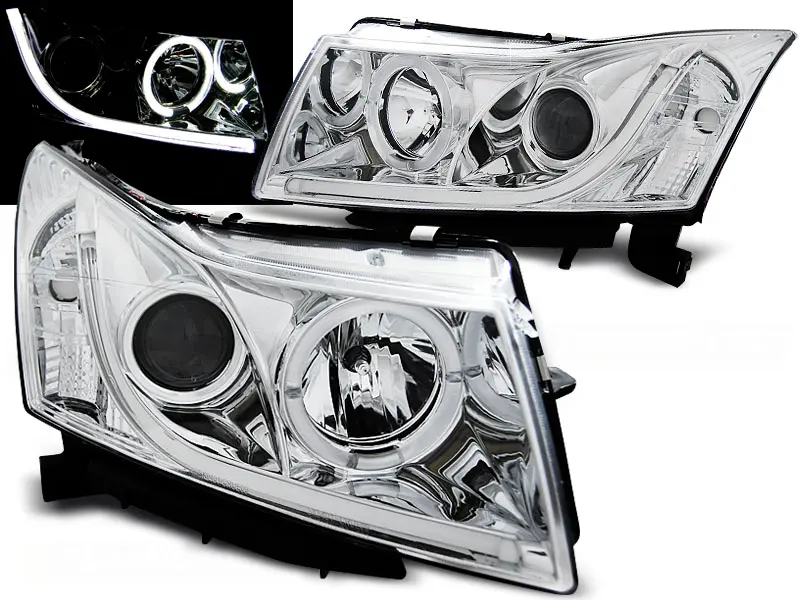 Headlights Chevrolet Cruze 09-12 Tube Light Chrome