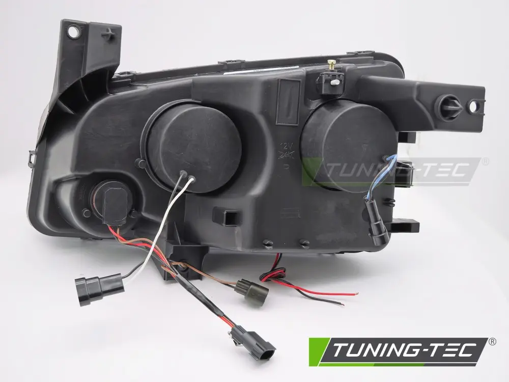 Headlights Dodge Charger LX 06-10 Angel Eyes Black – náhľad 3