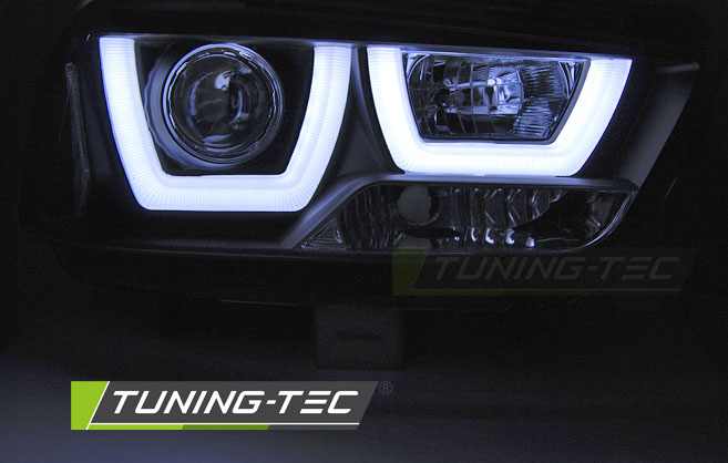 Headlights Dodge Charger LX 11-15 Black U-Type – náhľad 2