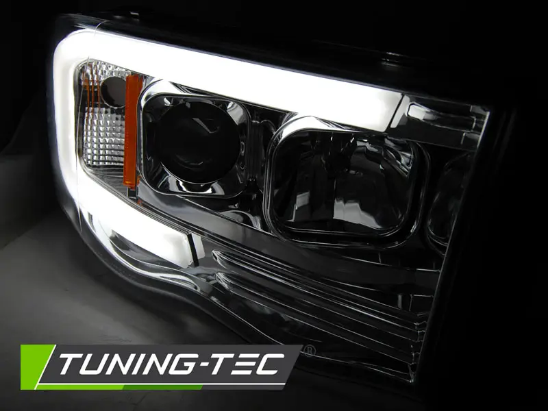 Headlights Dodge RAM 02-06 Tube Light Chrome – náhľad 4