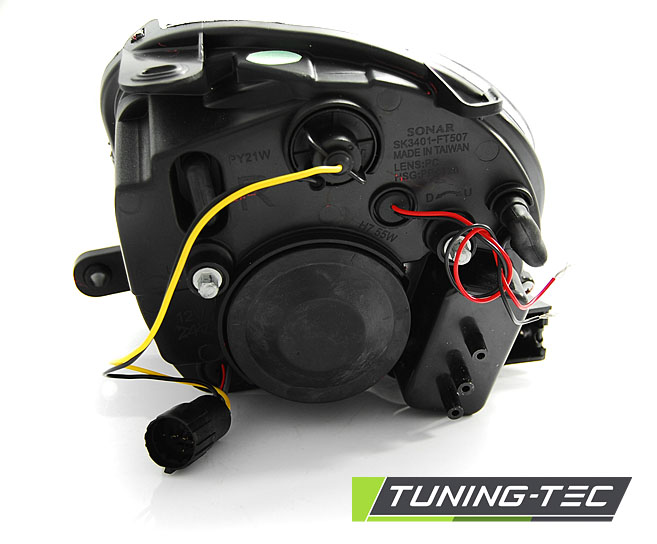 Headlights Fiat 500 07-15 LED Black – náhľad 2