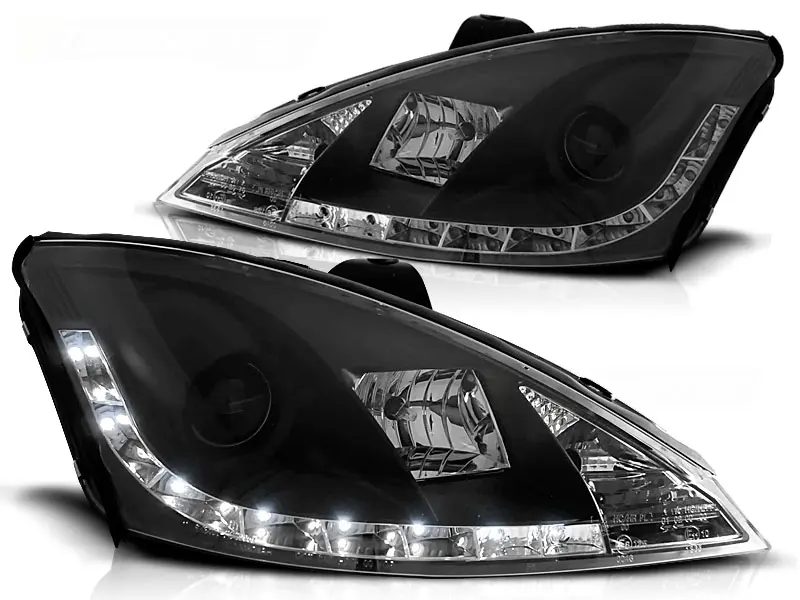 Headlights Ford Focus 1 98-01 Devil Eyes Black