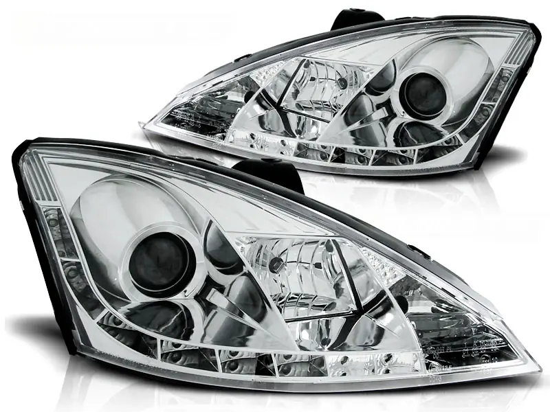 Headlights Ford Focus 01-04 DE Chrome