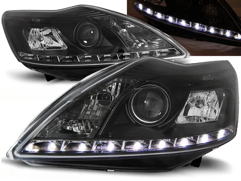 Predné svetlá Ford Focus 2 08-2010 Devil Eyes Black