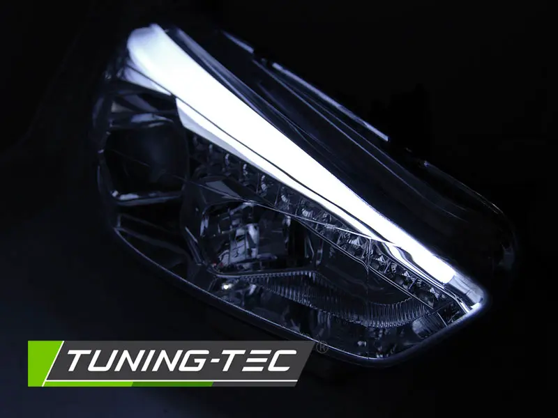 Headlights Ford Focus 3 15-18 DRL Chrome – náhľad 2