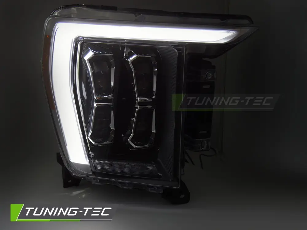 Headlights Ford F150 MK14 20-23 DRL 2 Full LED Black – náhľad 2