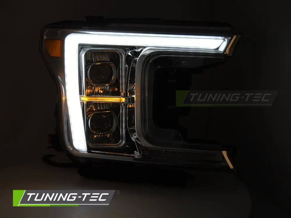 Headlights Ford F150 MK13 17-20 Full LED Chrome – náhľad 2