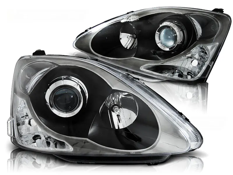 Headlights Honda Civic 01-06 Hatchback Black
