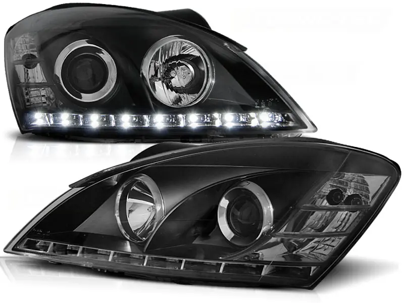 Headlights Kia Ceed 06-09 Devil Eyes Black