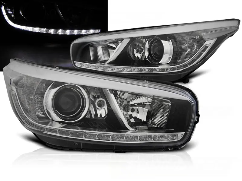 Headlights Kia Ceed 2 12-18 Black