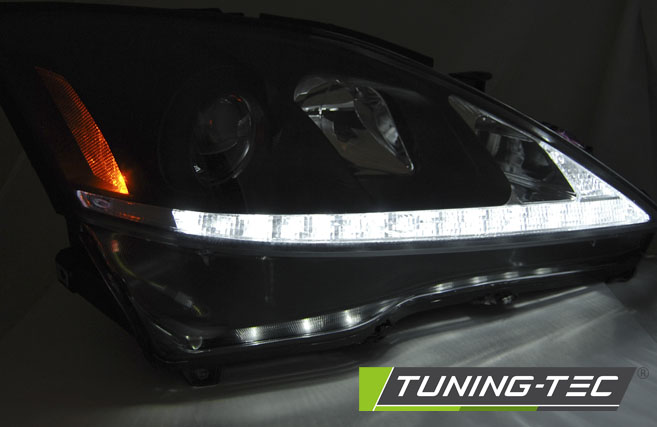 Headlights Lexus IS 06-13 DRL Chrome – náhľad 3
