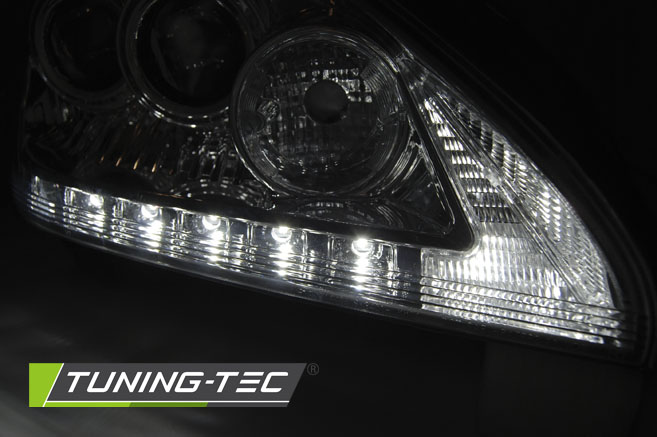 Headlights Lexus RX 03-08 Devil Eyes Chrome – náhľad 2
