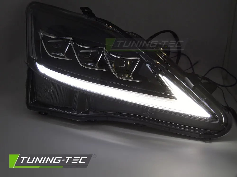 Headlights Lexus IS II 06-13 Full LED Black – náhľad 2