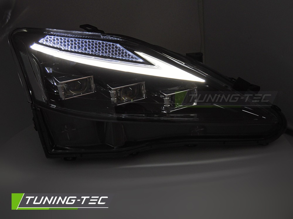 Headlights Lexus IS 06-13 WL Full LED Black – náhľad 2