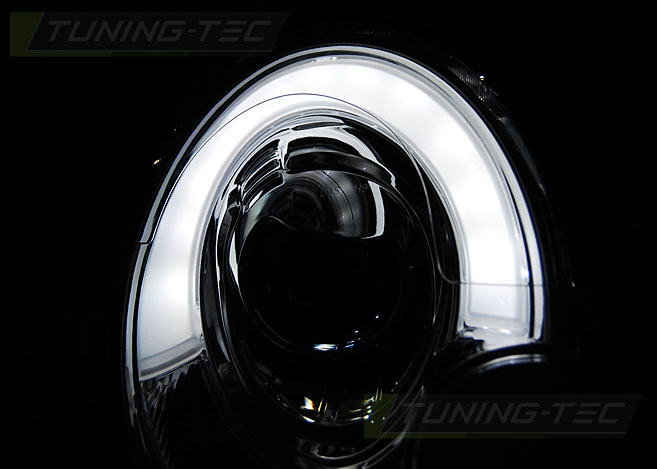 Headlights Mini Cooper 06-14 Tube Light Black – náhľad 2