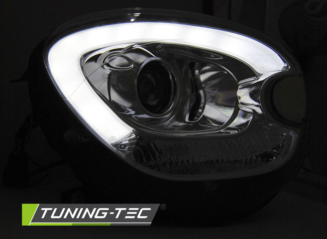 Headlights Mini Cooper R60 R61 Countryman Tube Xenon Chrome – náhľad 2