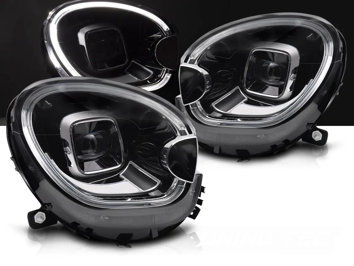 Headlights Mini R60 R61 Full LED Black