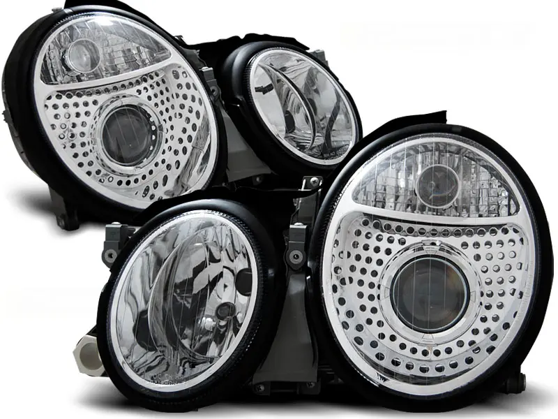Headlights Mercedes CLK W208 97-02 Chrome