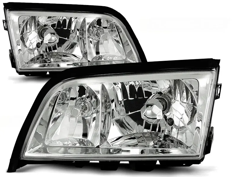 Headlights Mercedes W202 C-Class 93-00 Chrome